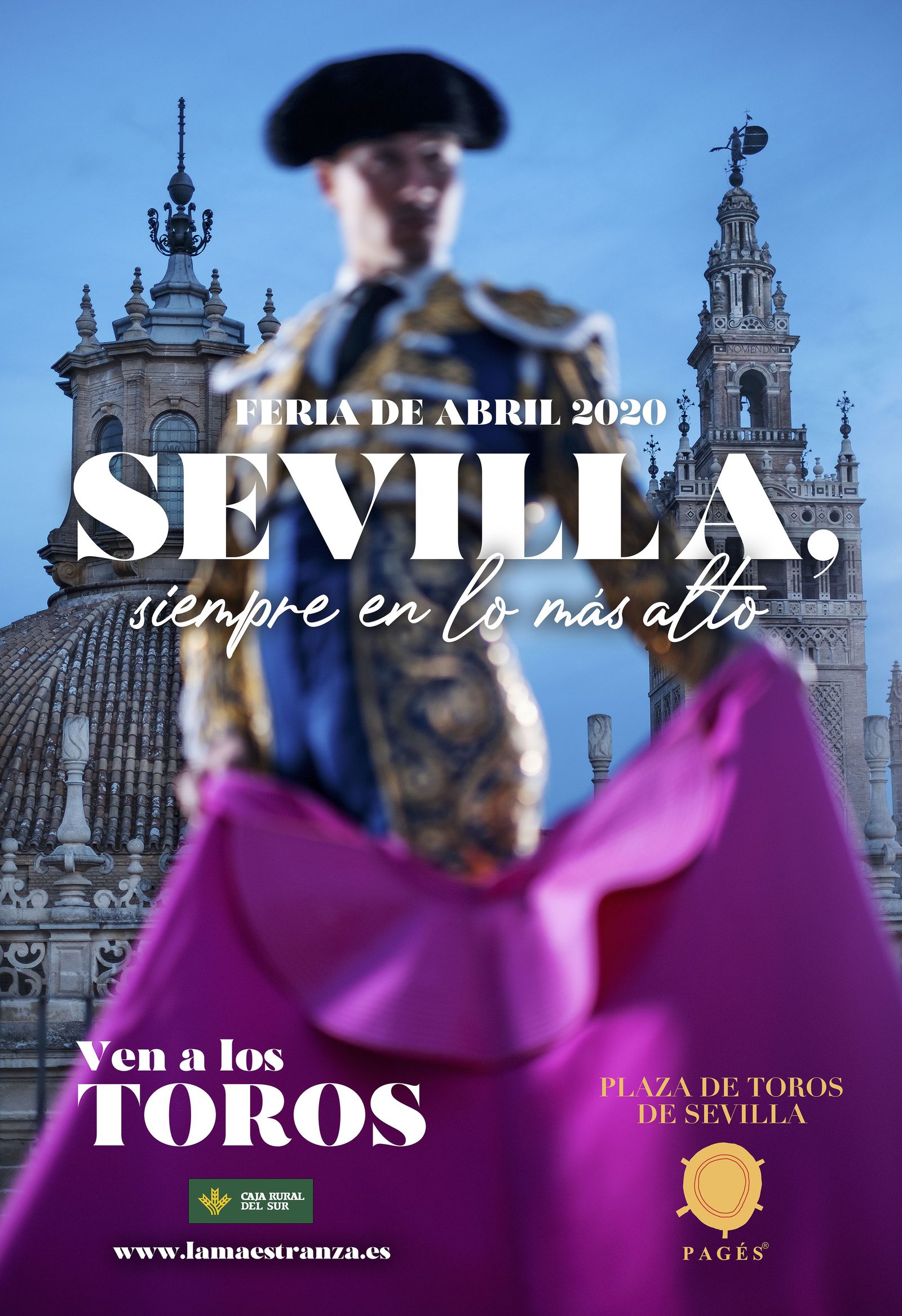 Cartel promocional de la temporada de toros de Sevilla 2020.