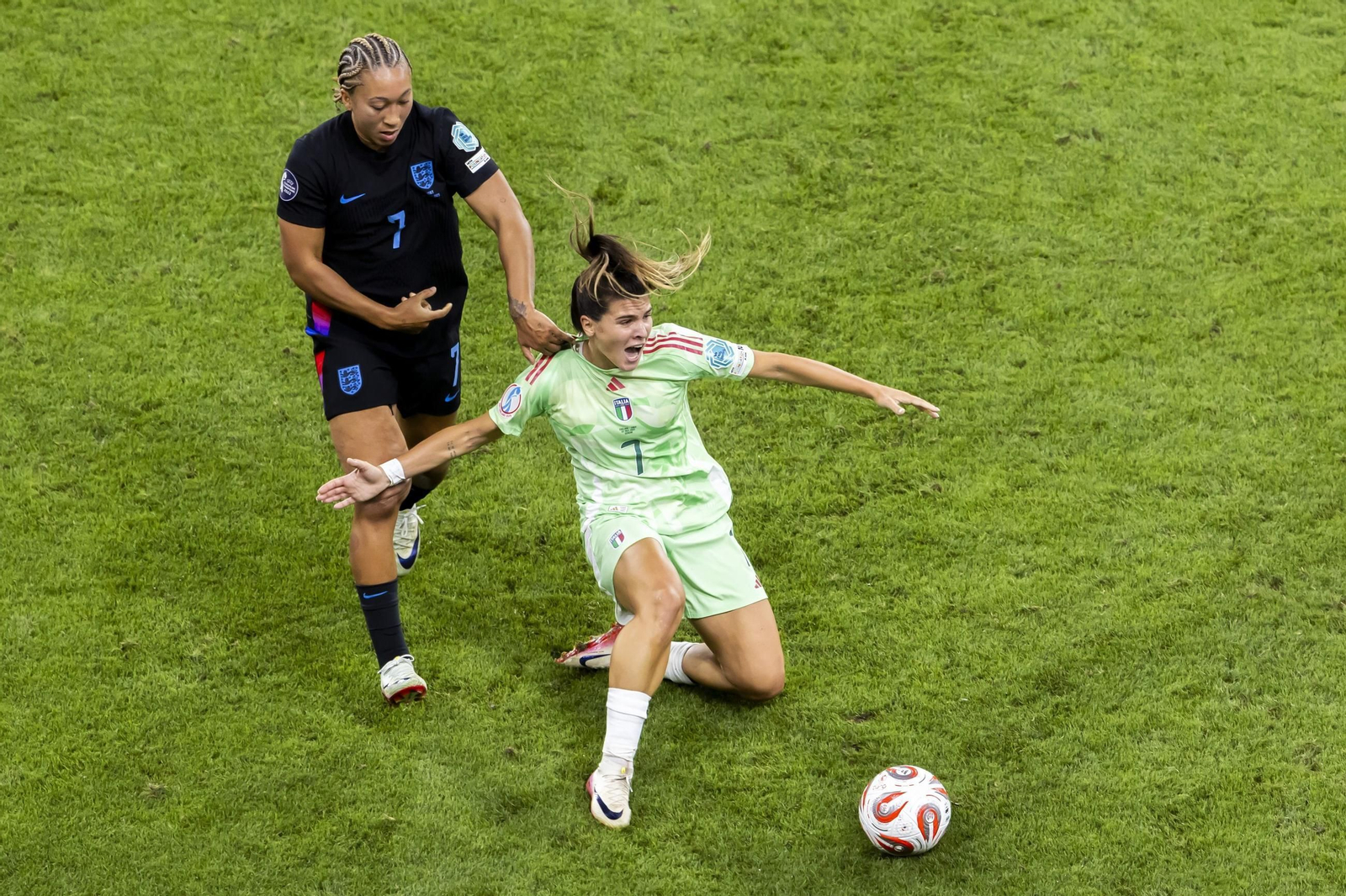 Las imágenes del Inglaterra-Italia