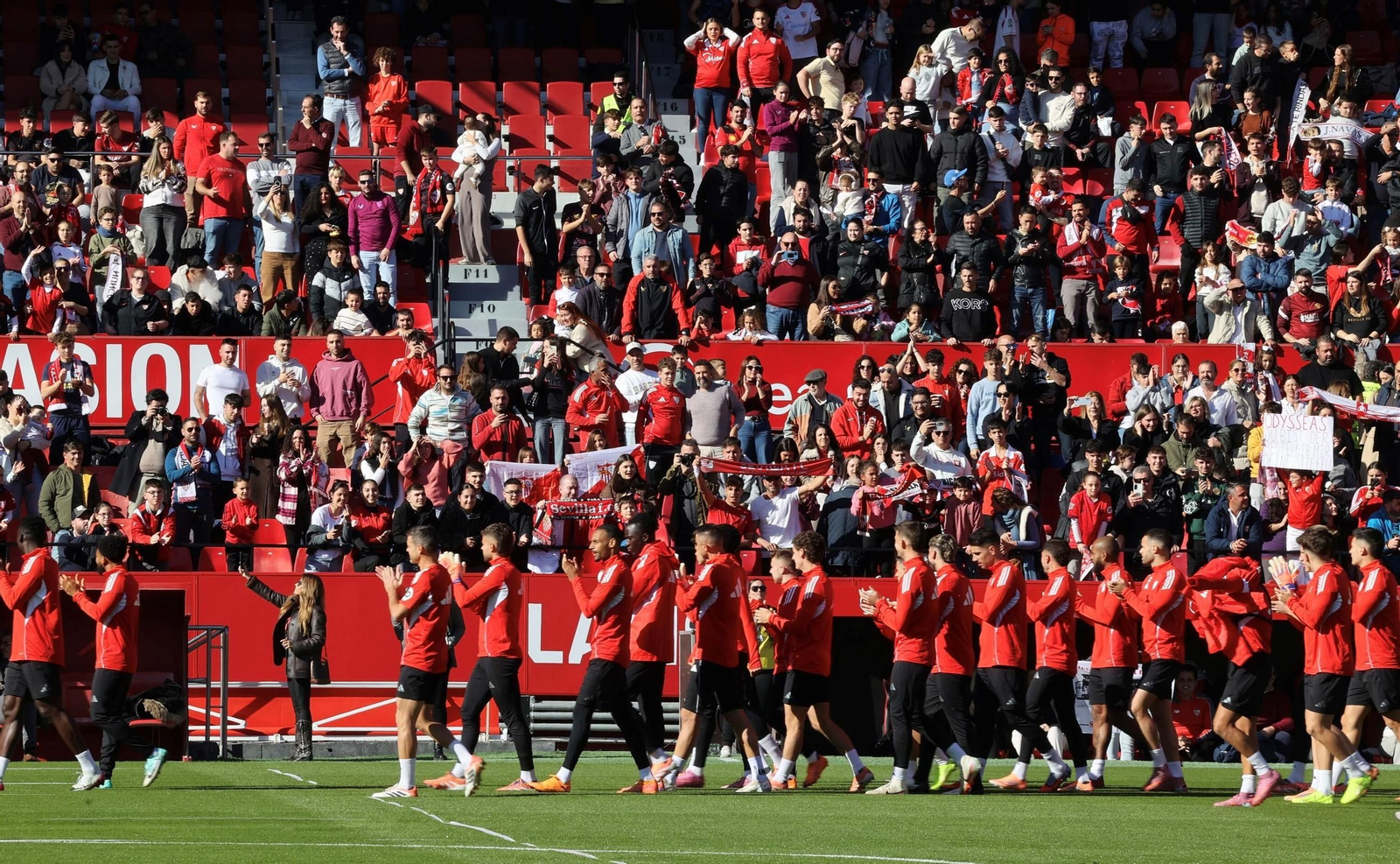 Las fotos de la previa del derbi Sevilla-Betis