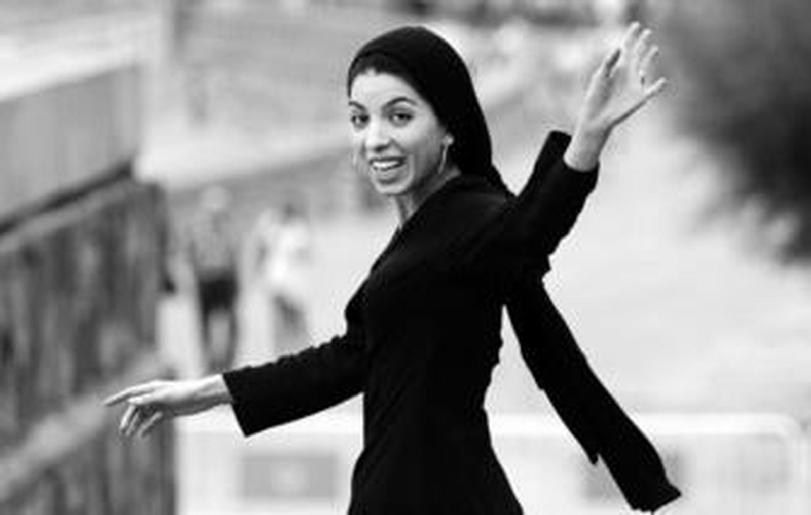 La realizadora Samira Makhmalbaf, hija del director Mohsen Makhmalbaf, ayer en San Sebastián.