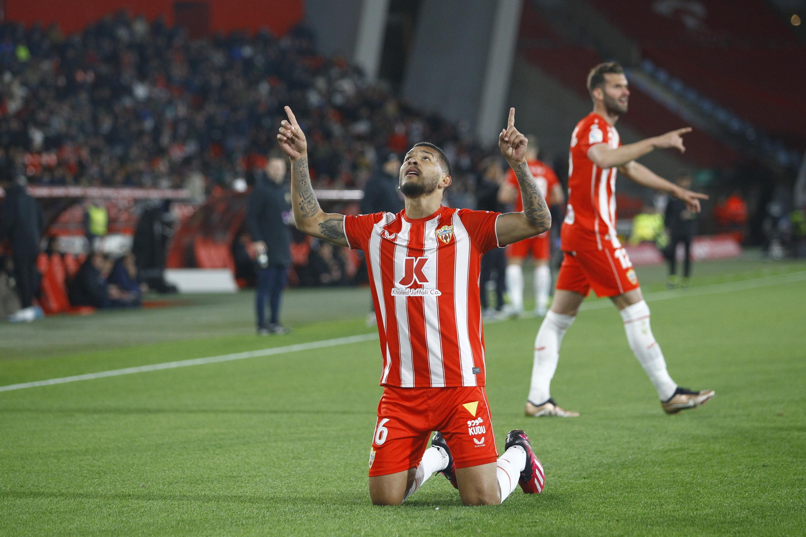 Imágenes del partido U.D. Almería-R.C.D. Espanyol