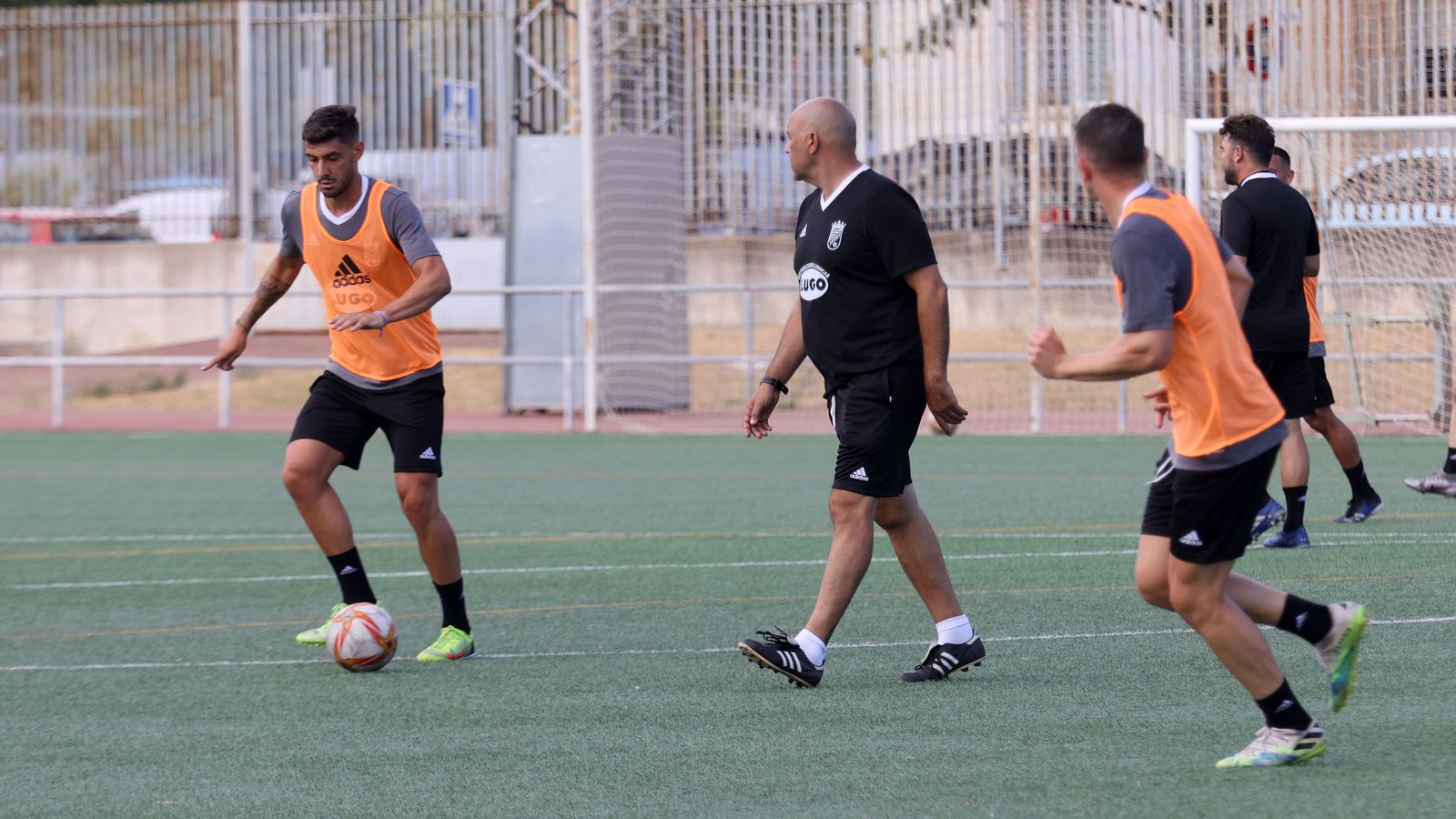 Entrenamiento del Xerez CD en la Granja