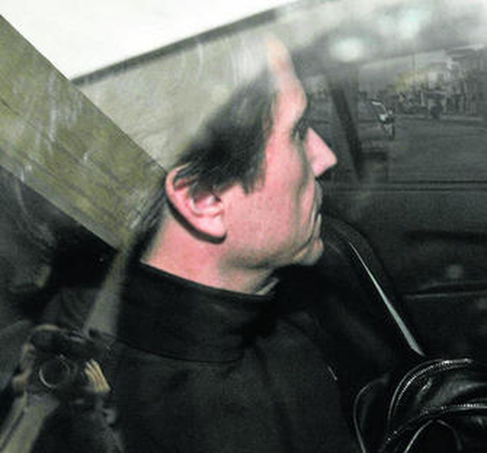 Anguita, a su salida de los juzgados.