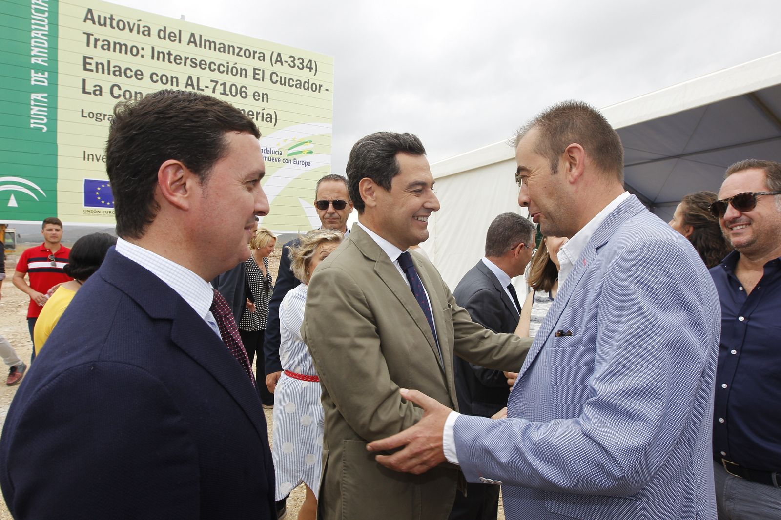 Fotogalería colocación primera piedra cuarto tramo Autovía del Almanzora
