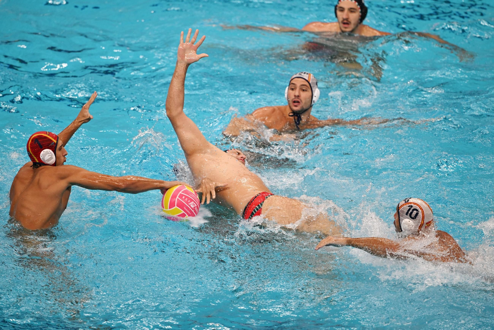 Las fotos del título mundial de España en waterpolo