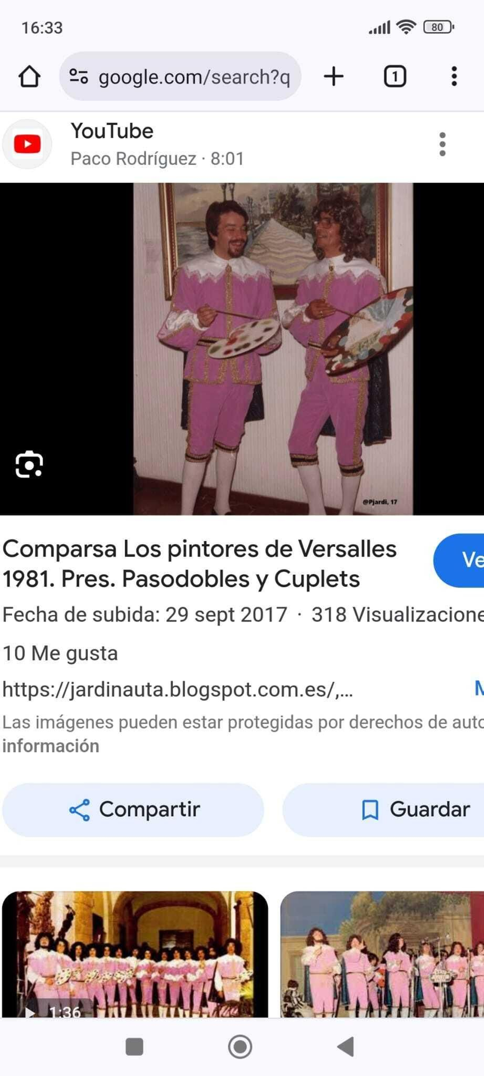 Antonio Busto y Manolo Moreno en 'Los pintores de Versalles'. Antonio Busto y Manolo Moreno en 'Los pintores de Versalles'.