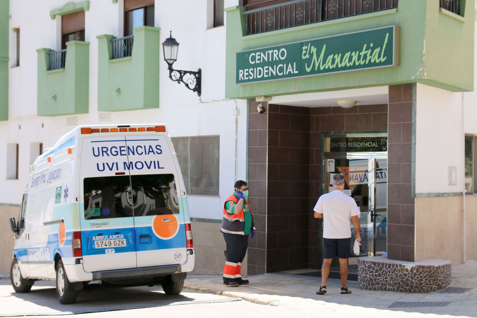 La residencia de Terque sufrió ayer su primera muerte por COVID-19.