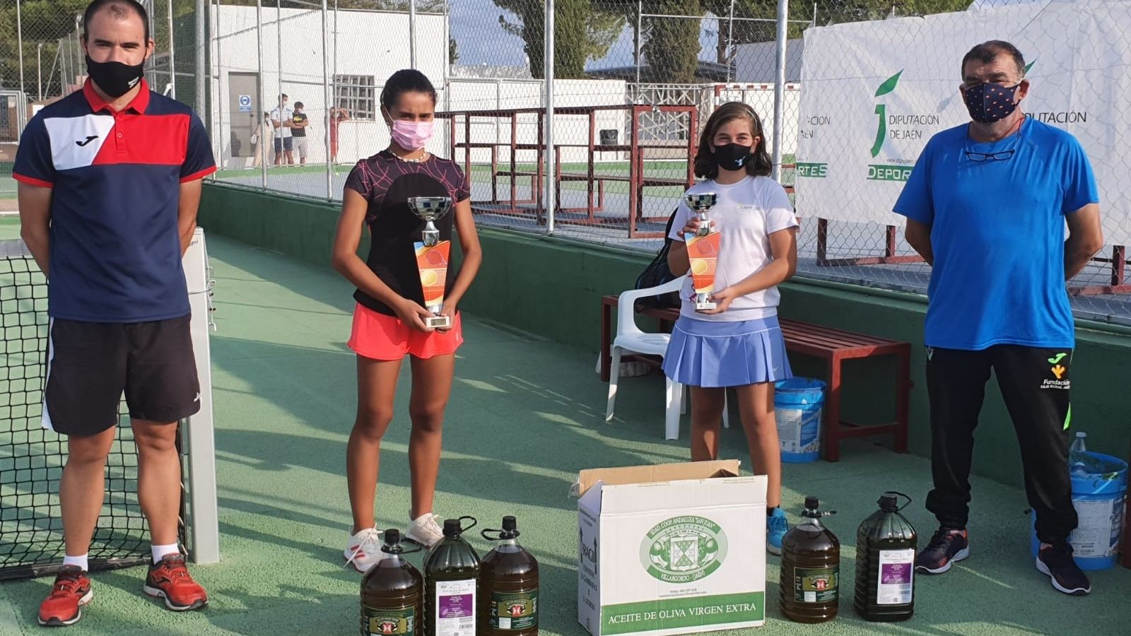 Andrea Trifan, ganadora alevín en Jaén