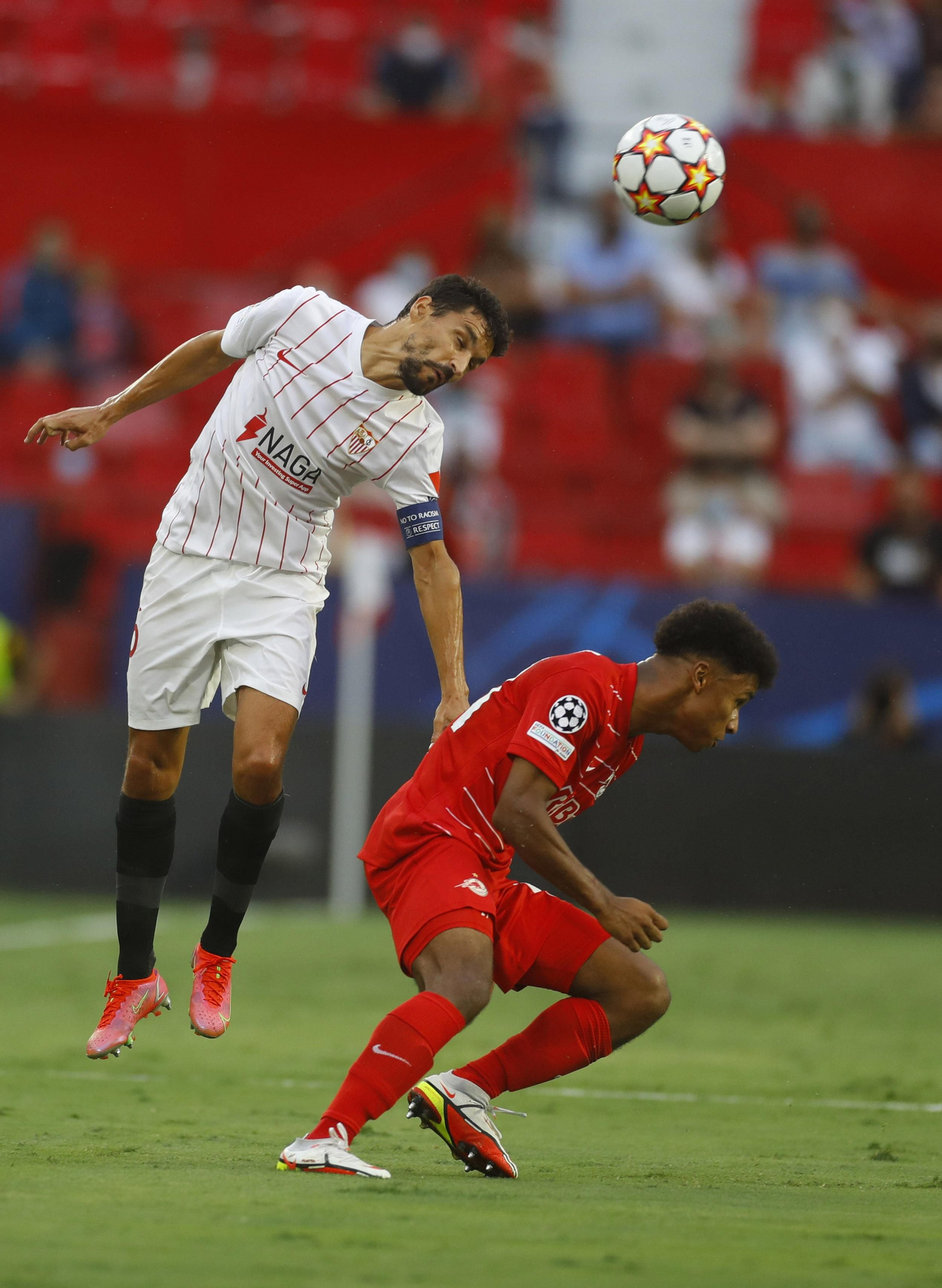 Las imágenes del Sevilla fc Salzburgo