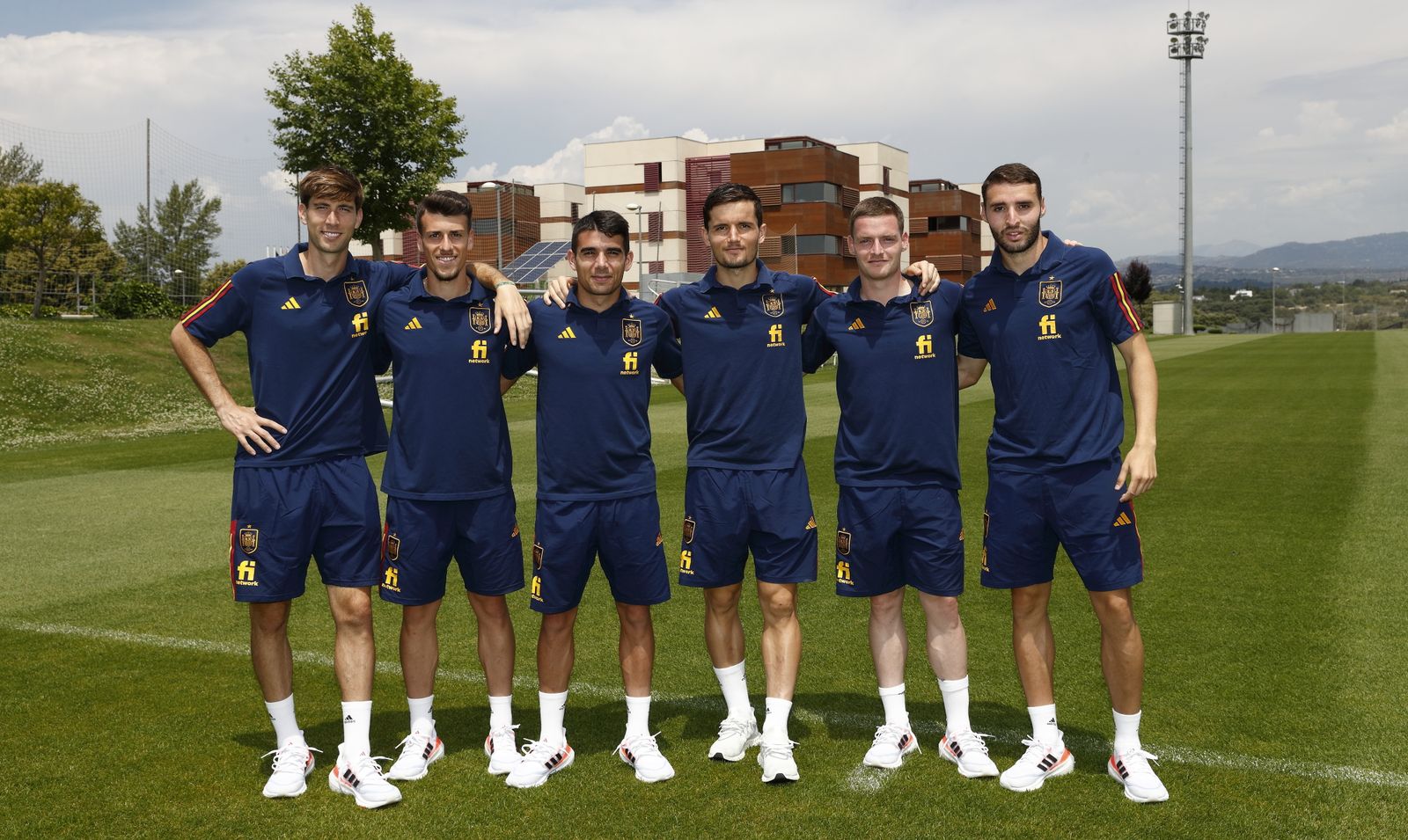 Los jugadores españoles campeones de Europa sub 17 y sub 19.