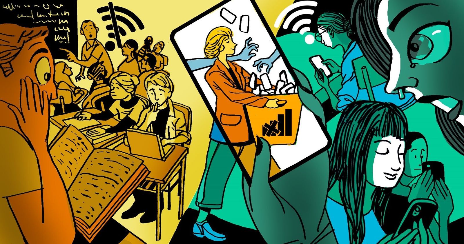 ¿Está de acuerdo con la propuesta de la Junta de limitar los móviles en las aulas?