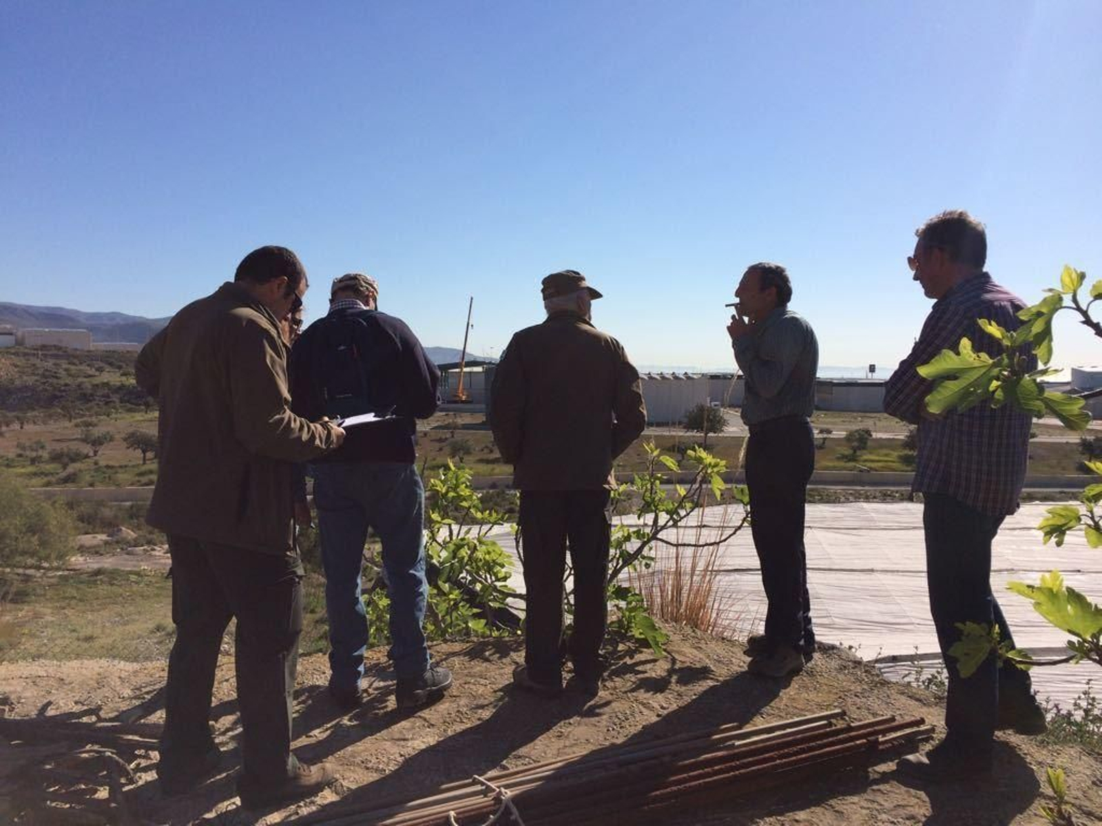 El jefe del Departamento de Concesiones y Autorizaciones de la Delegación Territorial de Medio Ambiente el pasado 29 de marzo.