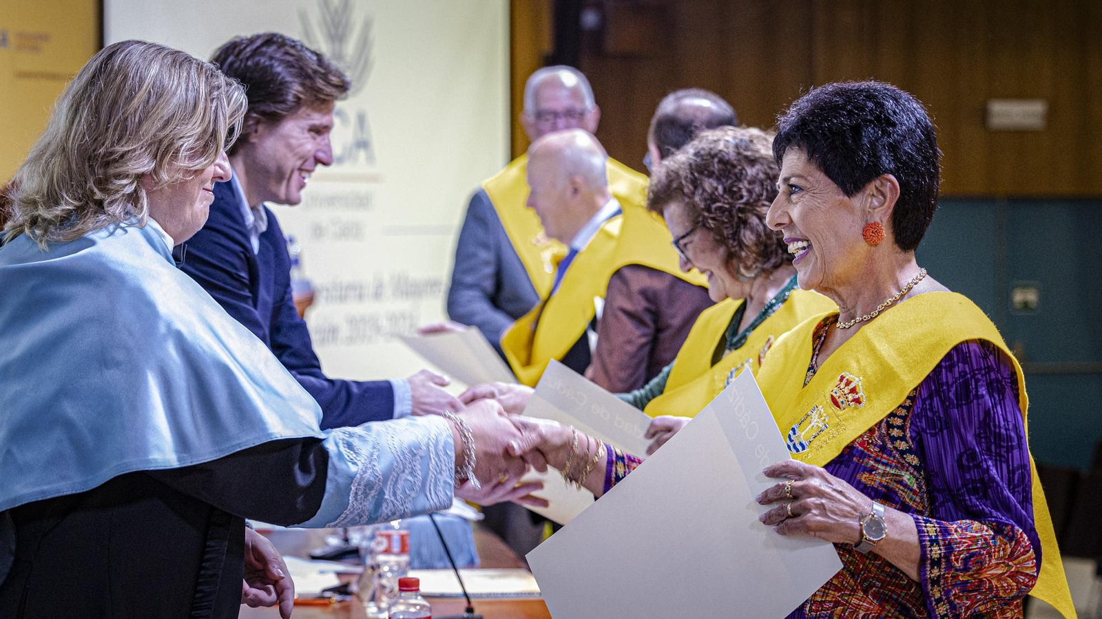 Graduación del curso del Aula Universitaria de Mayores de la UCA 2019-2024