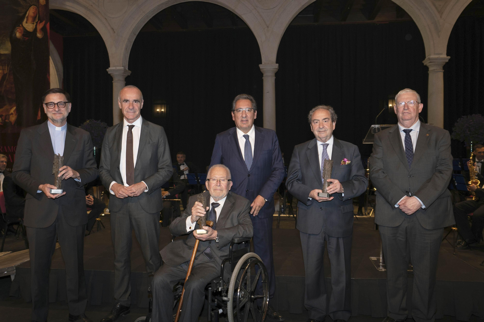 José Ortiz Bernal, Antonio Muñoz, José Luis Garrido Bustamante, Antonio Pulido, José Antonio Fernández Cabrero y Francisco Vélez.