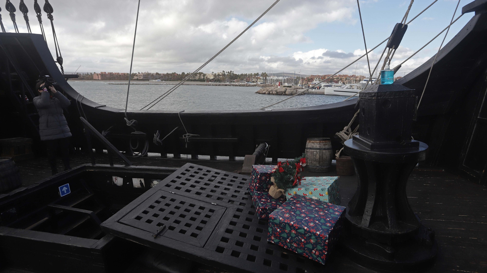 Fotos de la 'Nao Victoria' en Sotogrande