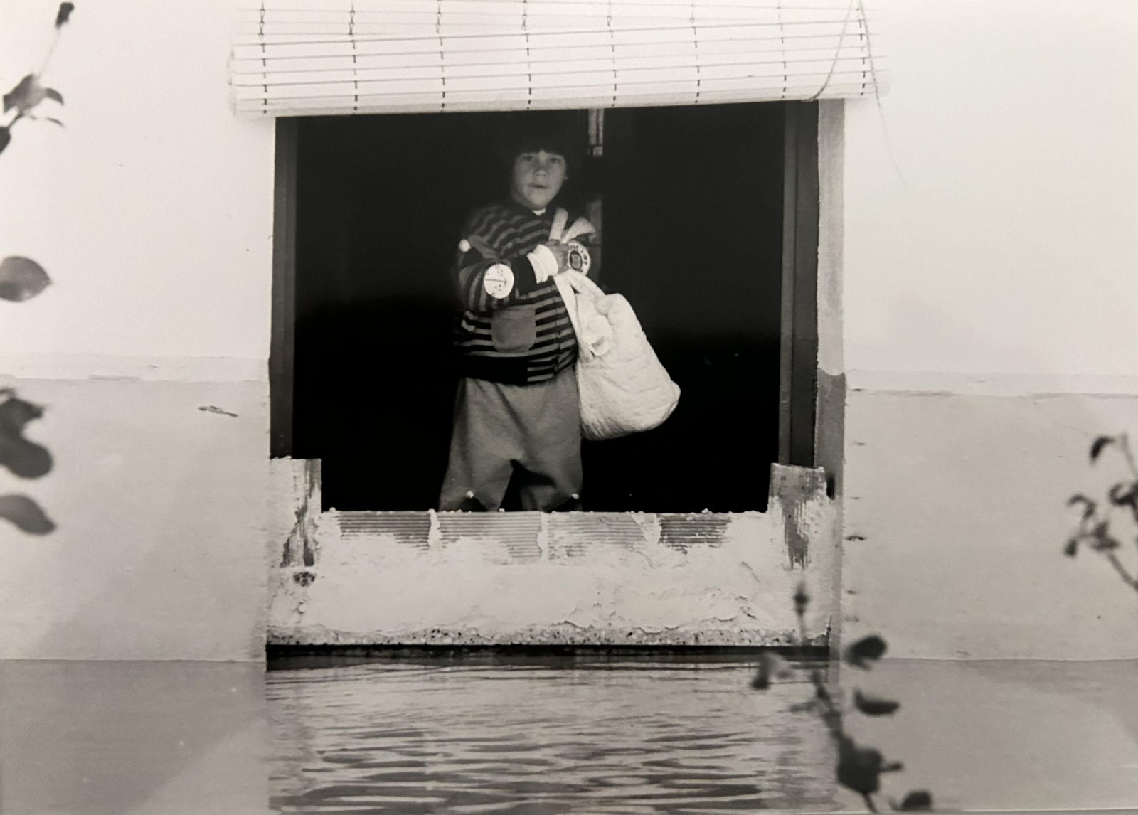 Efectos de las inundaciones de Huelva en 1996 en Marismas del Odiel y Barriada de la Navidad.