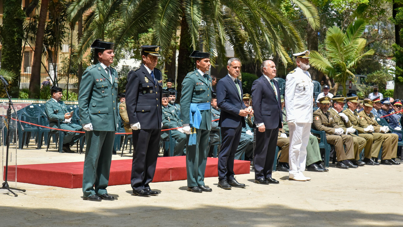 Las fotos del acto del 178 aniversario de la fundación  de la Guardia Civil
