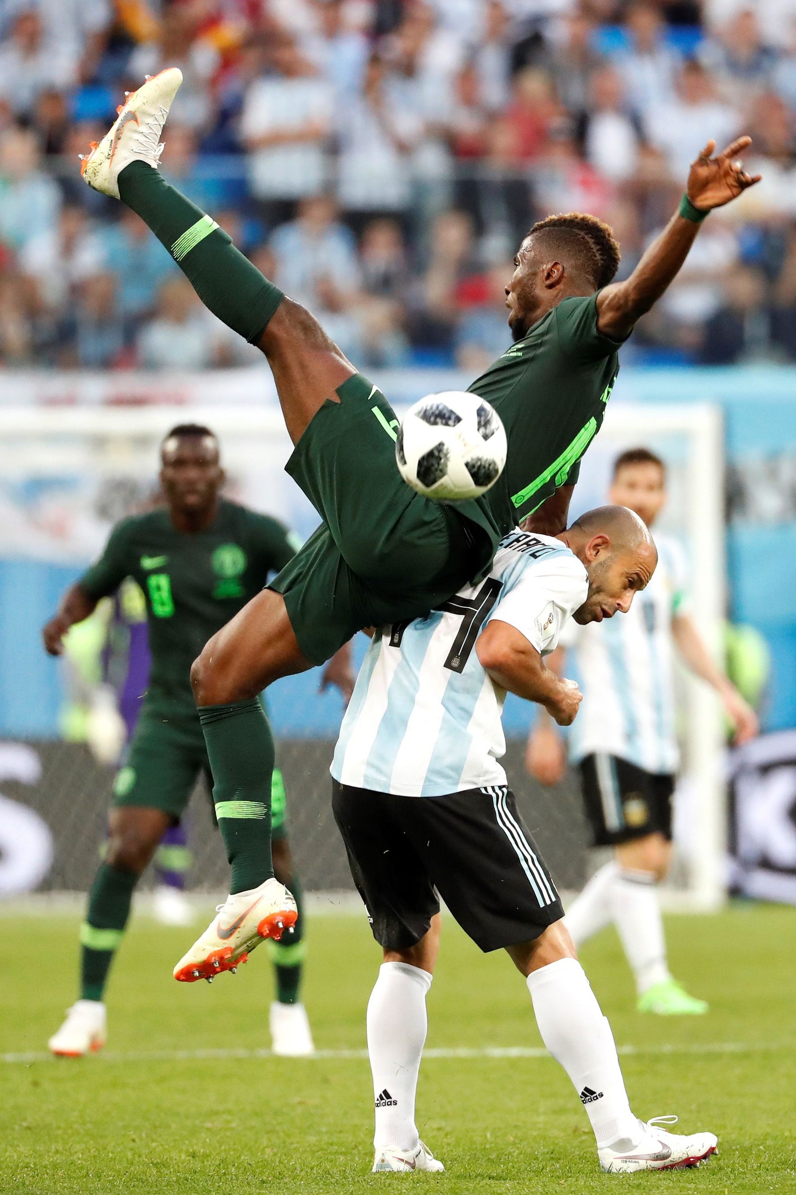 Las imágenes del Nigeria-Argentina