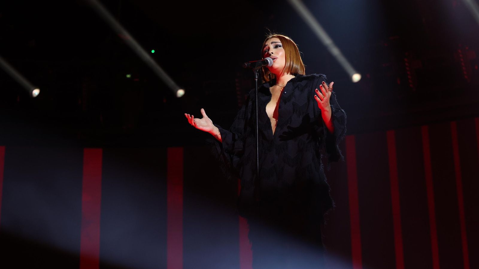 Violeta durante su actuación en la Gala 4 de OT 2023