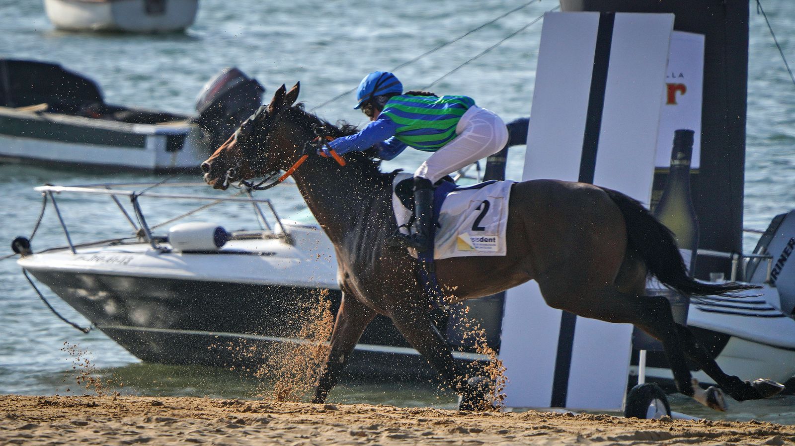 Gran ambiente en las carreras de caballos de Sanlúcar