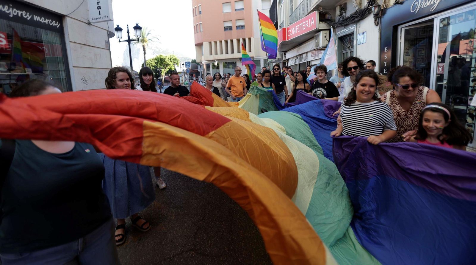 Manifestación LGTBIQ+ en La Línea.