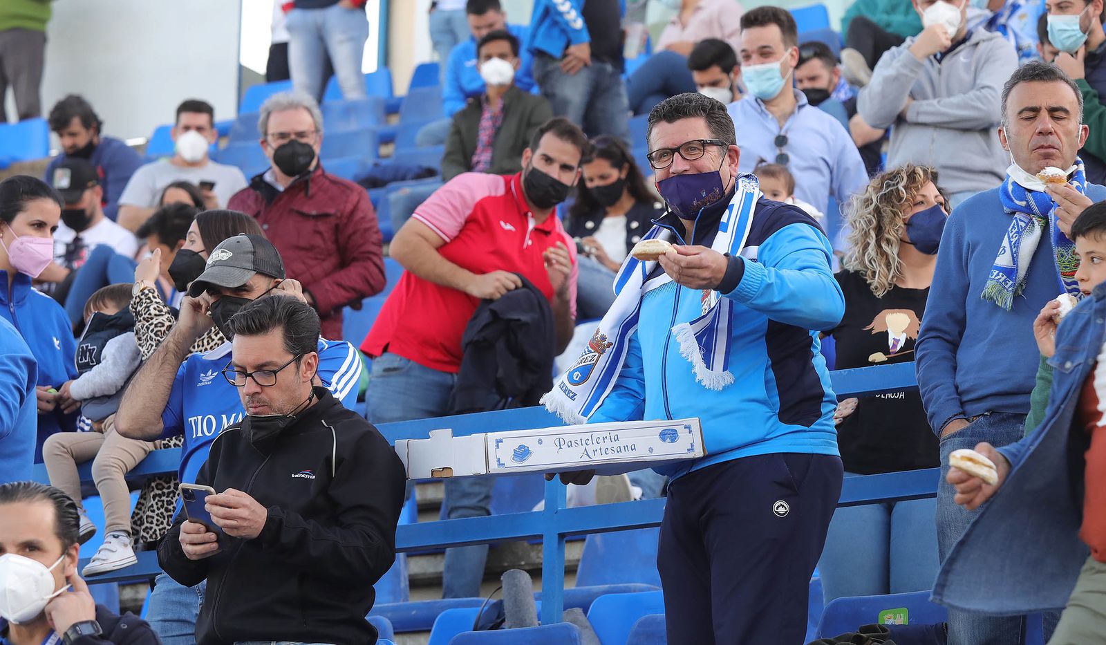 Imágenes del  Xerez CD - Balompédica Lebrijana (2-0)