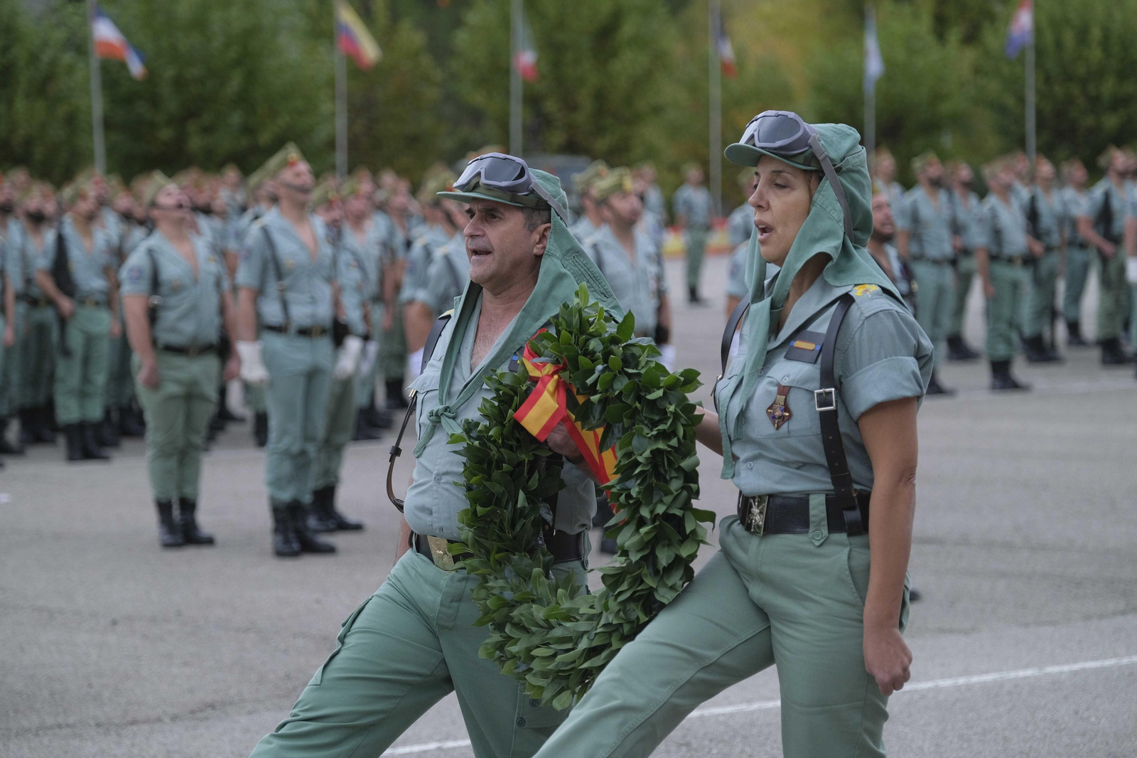 Sábado legionario, en fotos