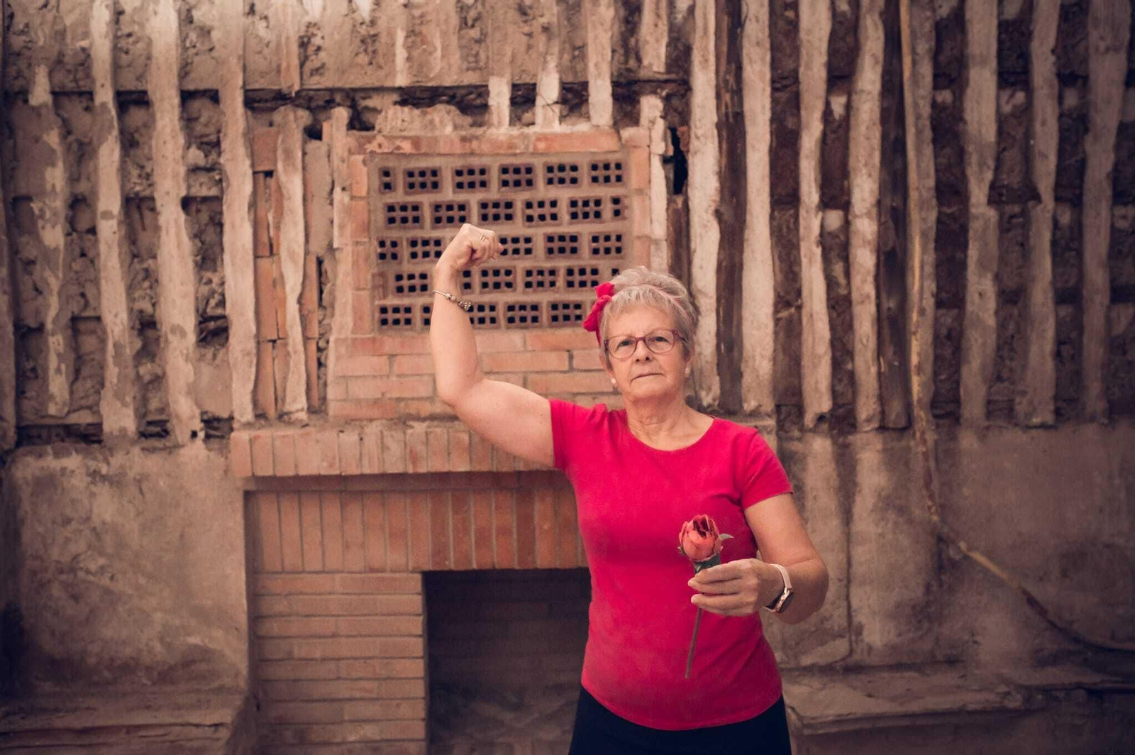 Paqui, madre de Claudia Aguilar de Mi Mundo en Imágenes, quien inspiró la campaña solidaria 'Por ellas'