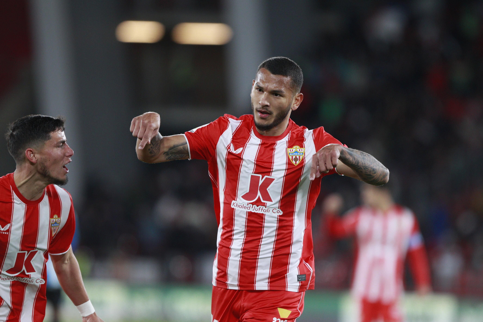 Imágenes del partido U.D. Almería-R.C.D. Espanyol