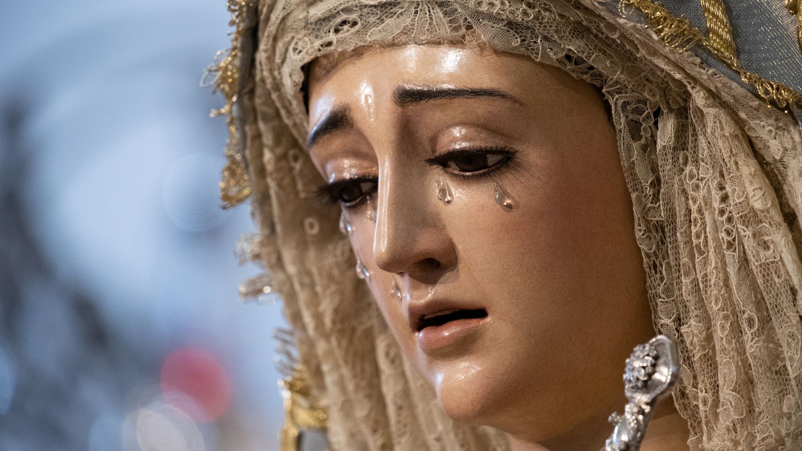 La Virgen del Mayor Dolor y Traspaso tras su restauración, en imágenes