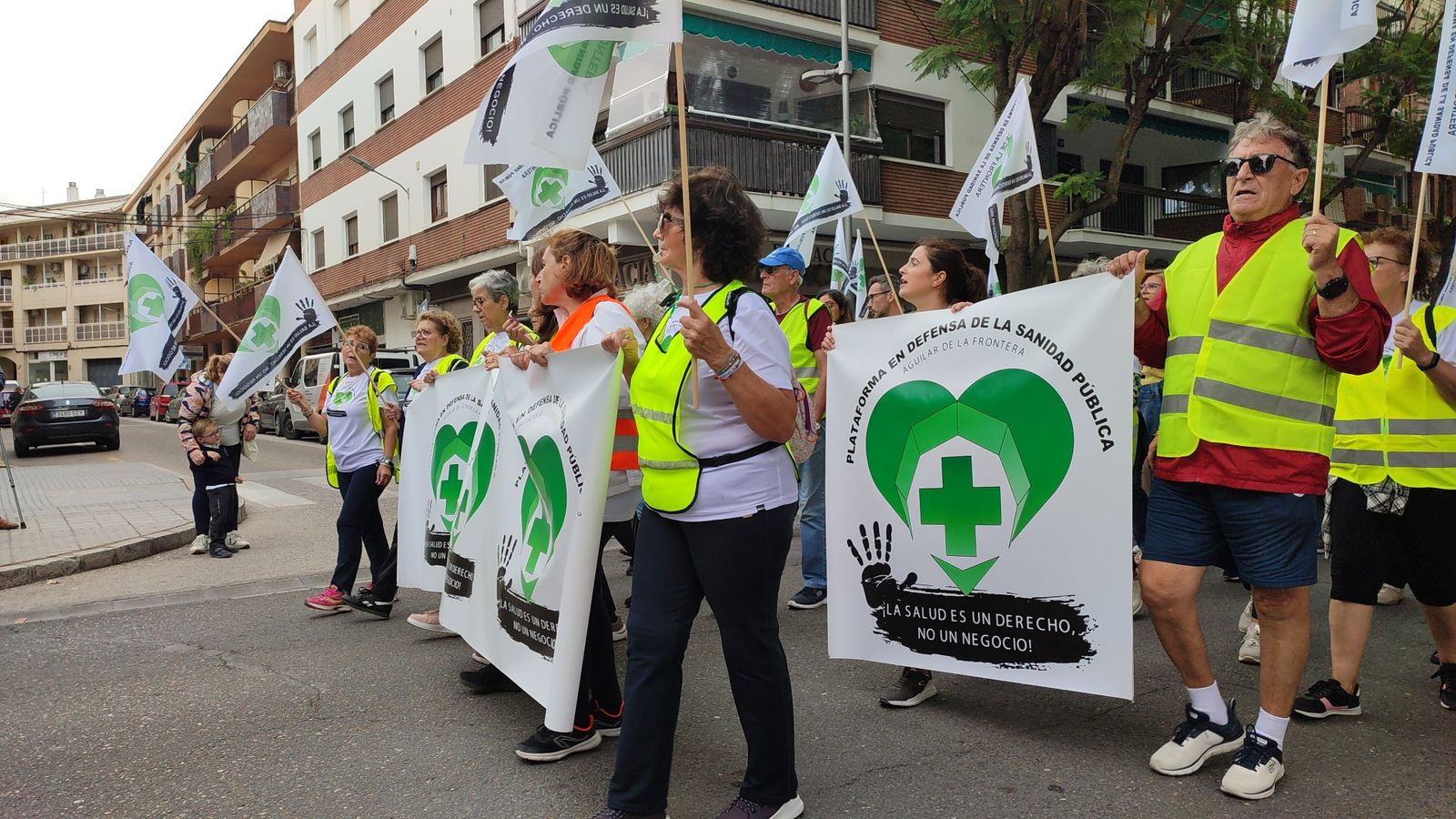 La marcha por la sanidad pública llega a Montilla