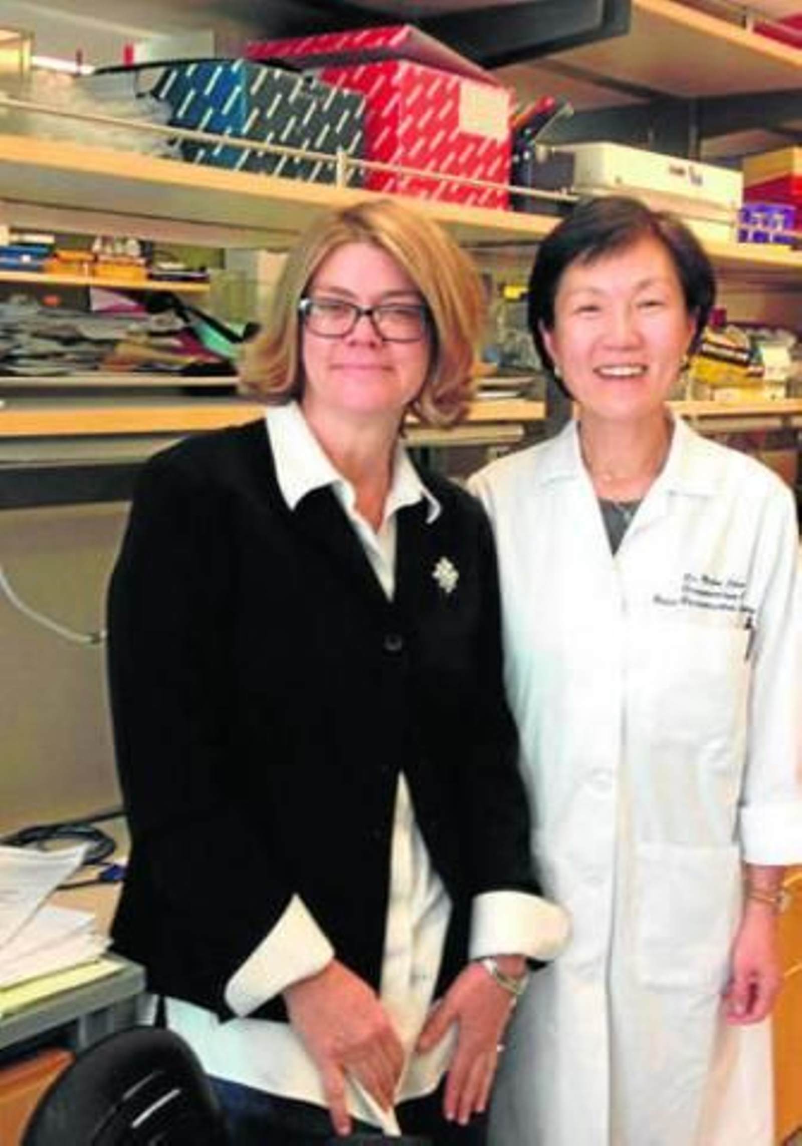 Renee Reijo, a la izquierda, en una imagen de archivo.