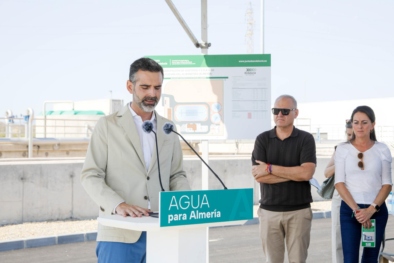 Entrega de la EDAR a Cuevas del Almanzora, en imágenes