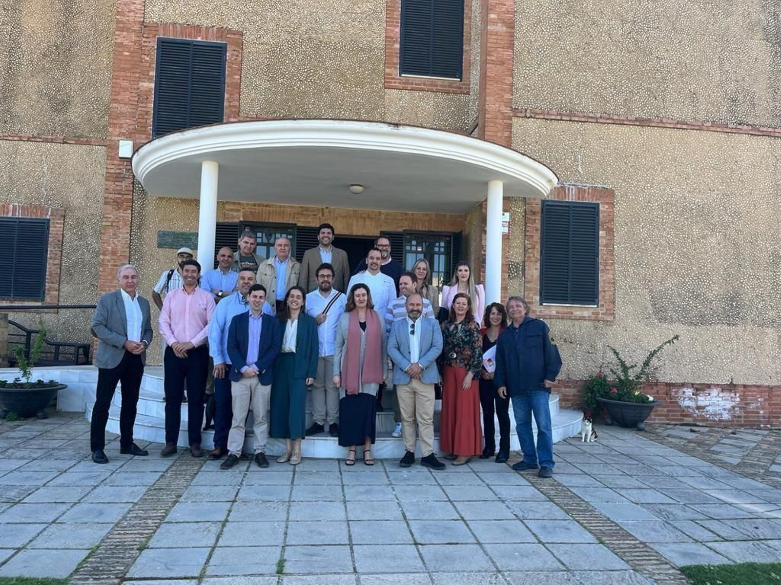 Sesión de trabajo entre la Diputación de Huelva y el Basque Culinary Center.