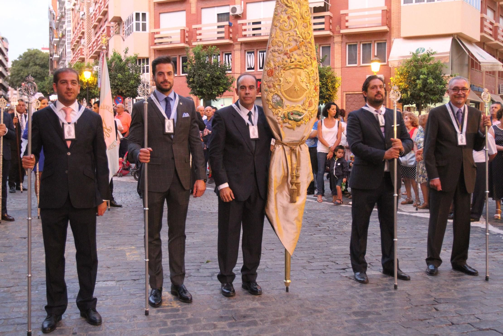 Procesión solemne de la Virgen de la Cinta.