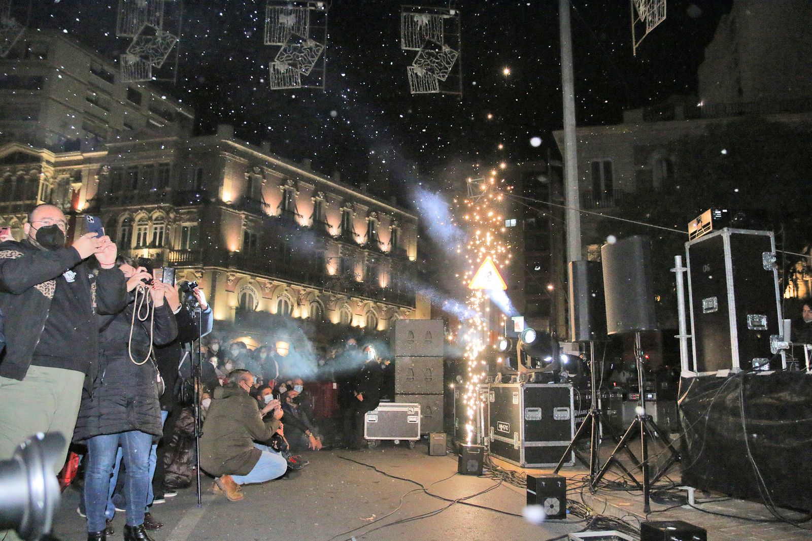 Las imágenes del encendido del alumbrado navideño