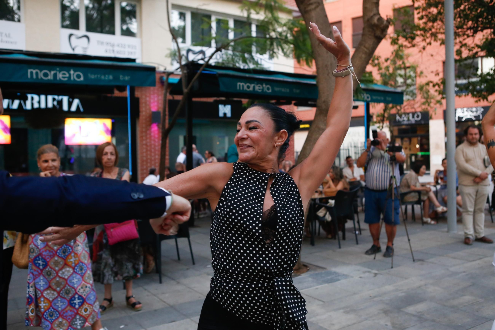 Fotos del flashmob de baile flamenco de Mercedes Alcalá y David Lozano