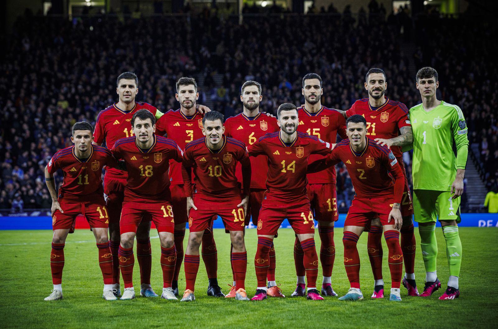 Las fotos del Escocia - España