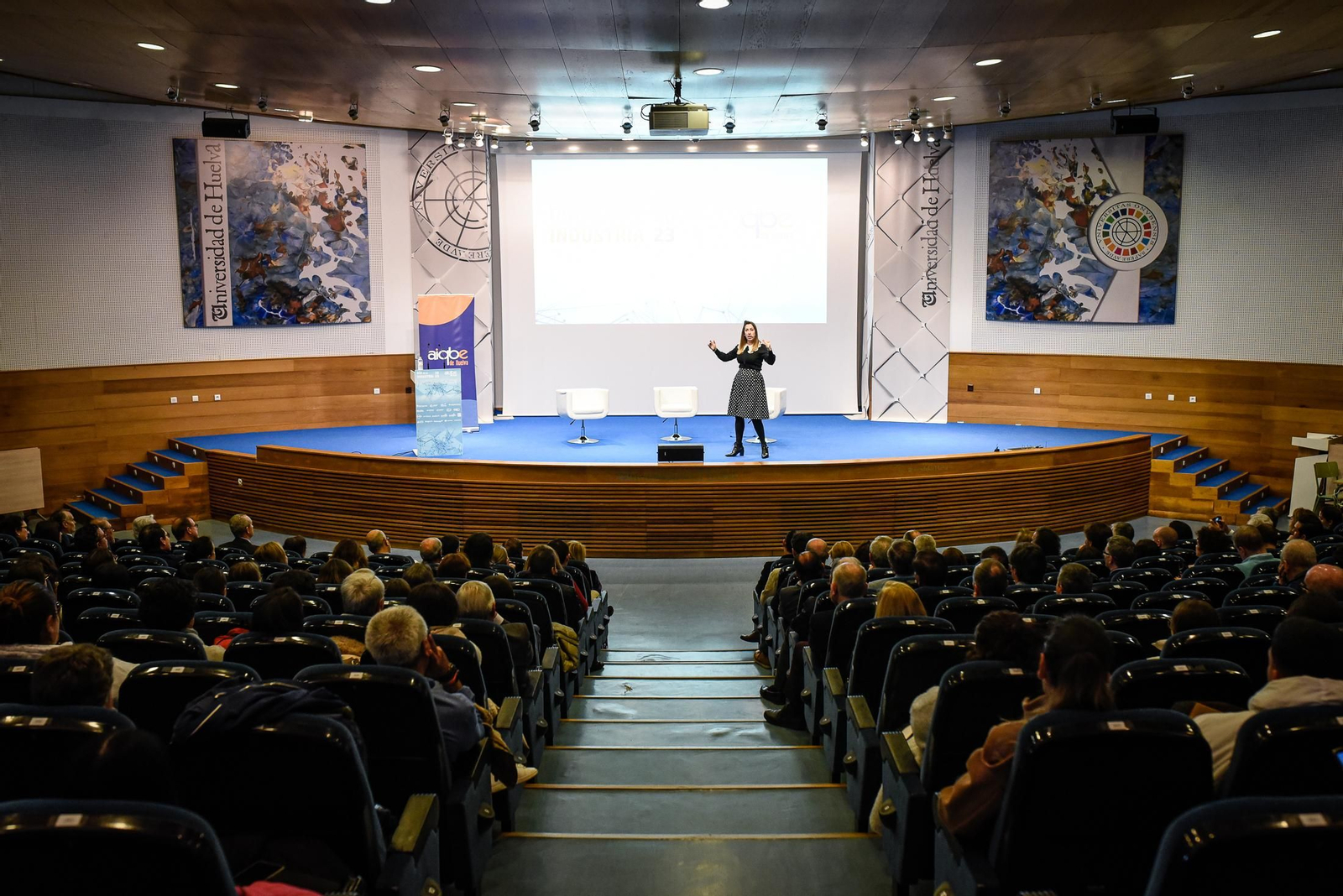 Imágenes de la celebración del Día de la Industria en la Universidad de Huelva
