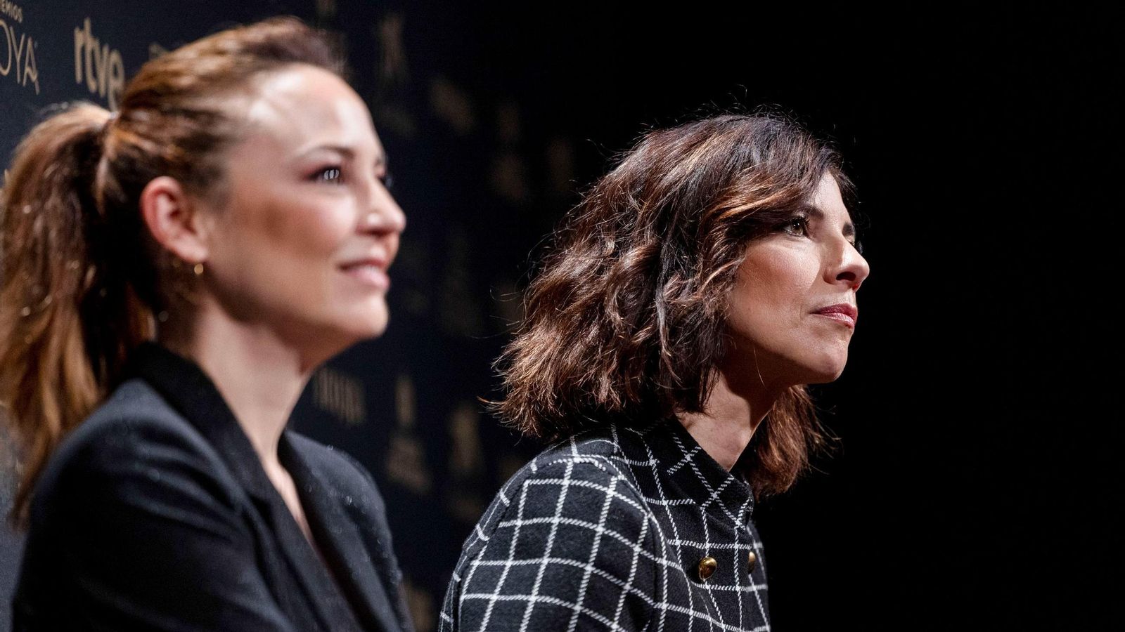 Las presentadoras de los Premios Goya 2025 y actrices, Maribel Verdú  y Leonor Watling