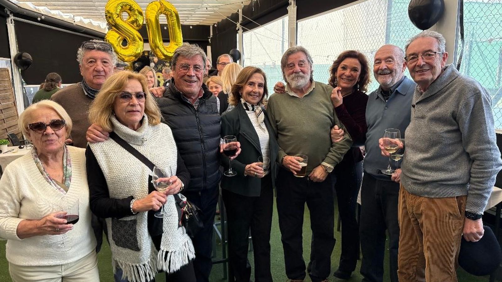 Adela Medina, Manolo Rocha, Mari Paz Zapata, Lola Aragón, Faly Benot, Eusebio Navarrete, Keko Castañedo, Fermín Moral y Marisol Valdivia.