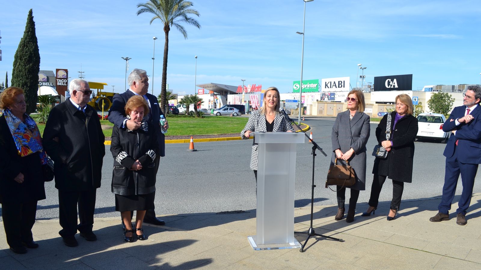 La alcaldesa Ana Isabel Jiménez, durante el acto.