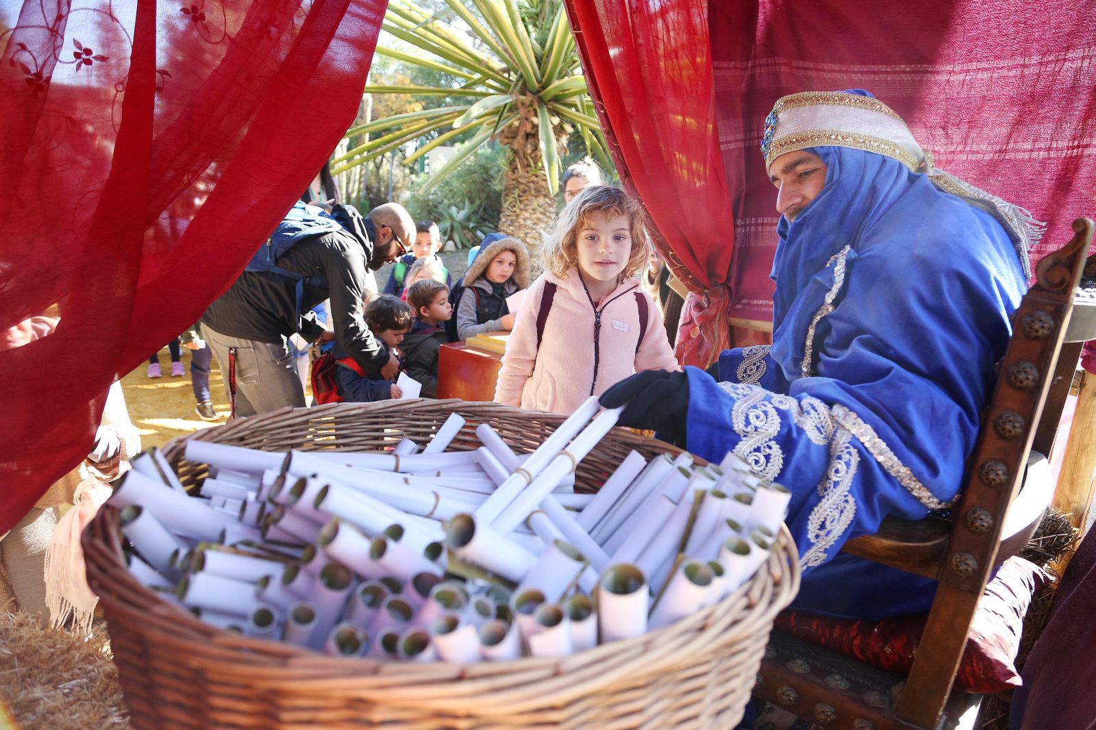 Acto reciente en el Zoo por la llegada del emisario Asad.