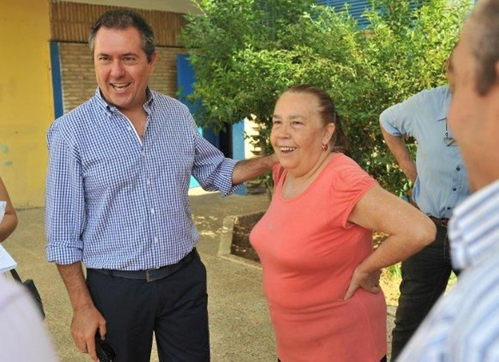 Susana Díaz en la Plaza Nueva