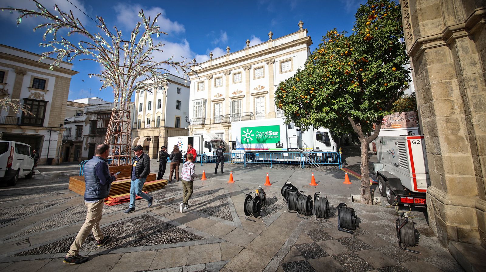 Todo preparado para las Campanadas de Canal Sur en Jerez