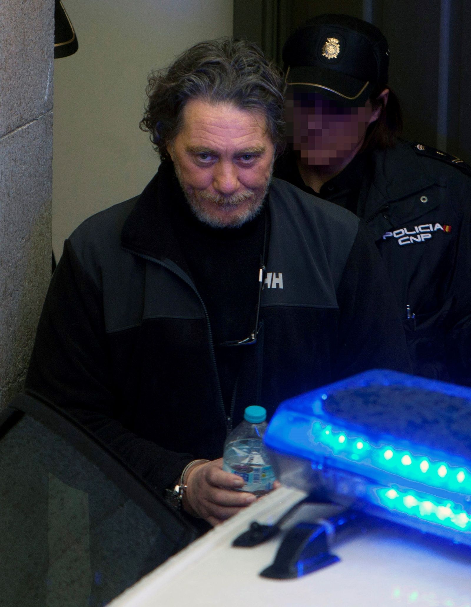 Sito Miñanco, a su llegada a la Audiencia de Pontevedra.