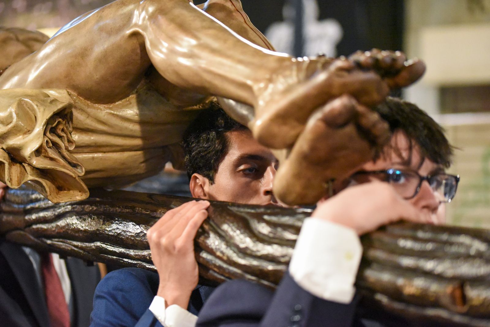 Las fotos del vía crucis de la hermandad de la Buena Muerte