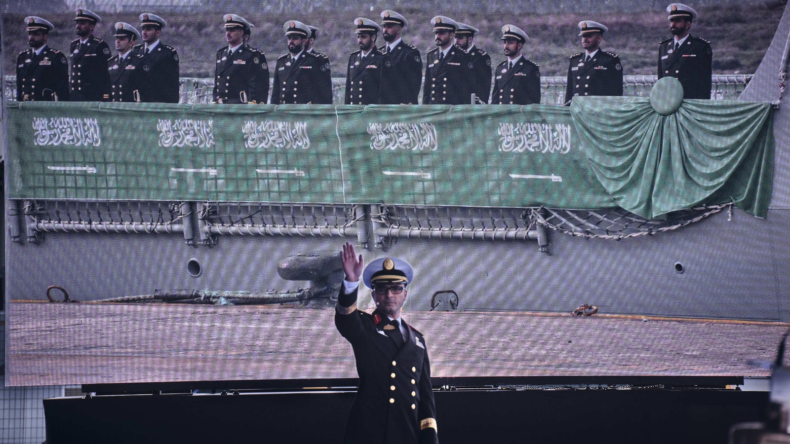 Entrega de la corbeta saudí 'Hail'. Entrega de la corbeta saudí 'Hail'.