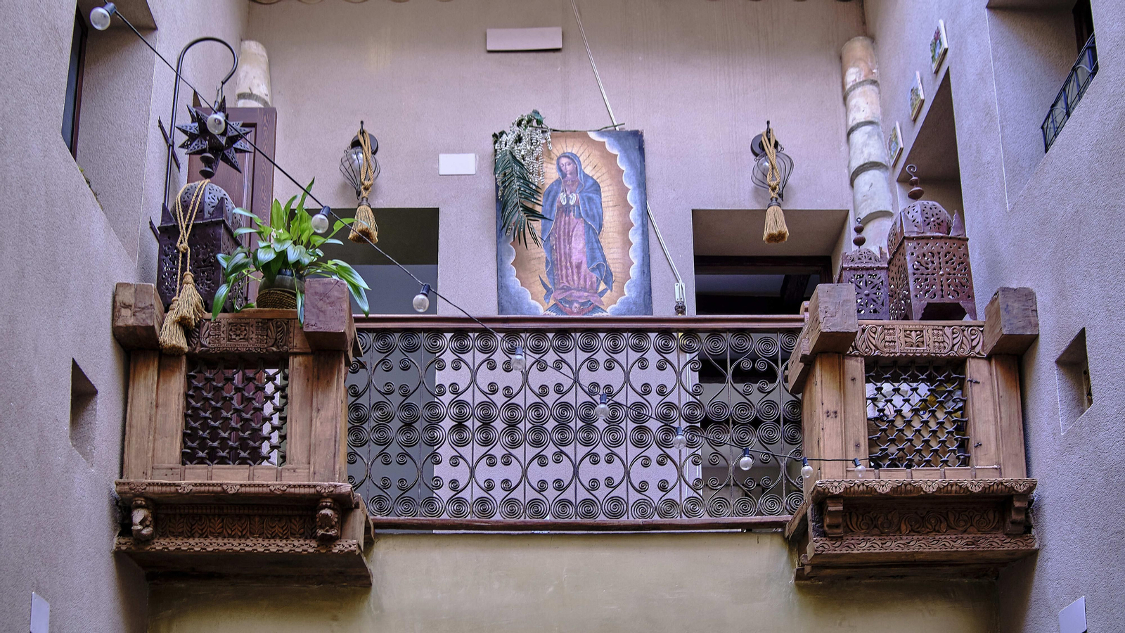 Interior de la casa en la calle Amargura de Puerto Real.