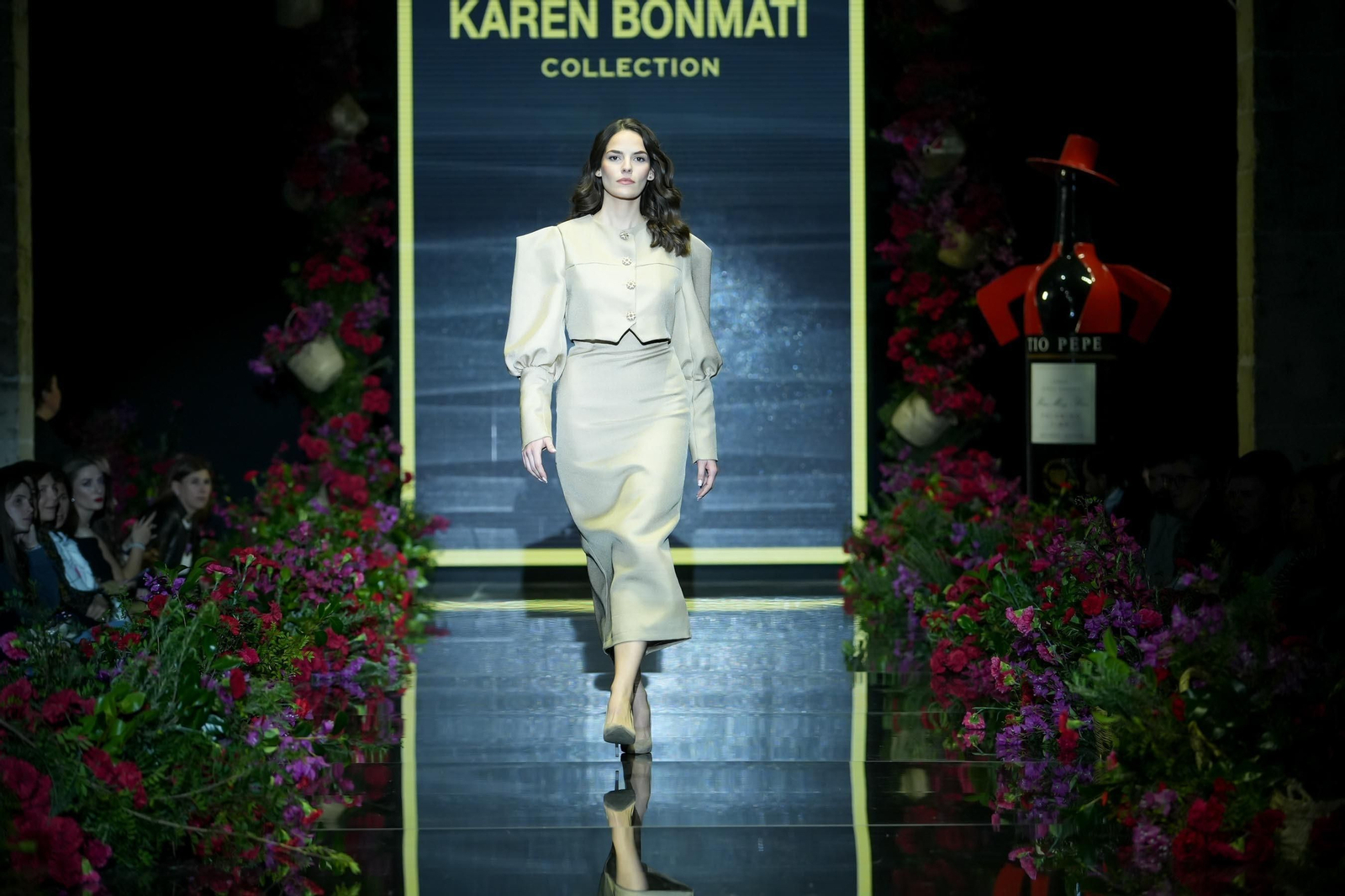 Desfile de Karen Bonmatí en la Pasarela Flamenca Tío Pepe Jerez 2024